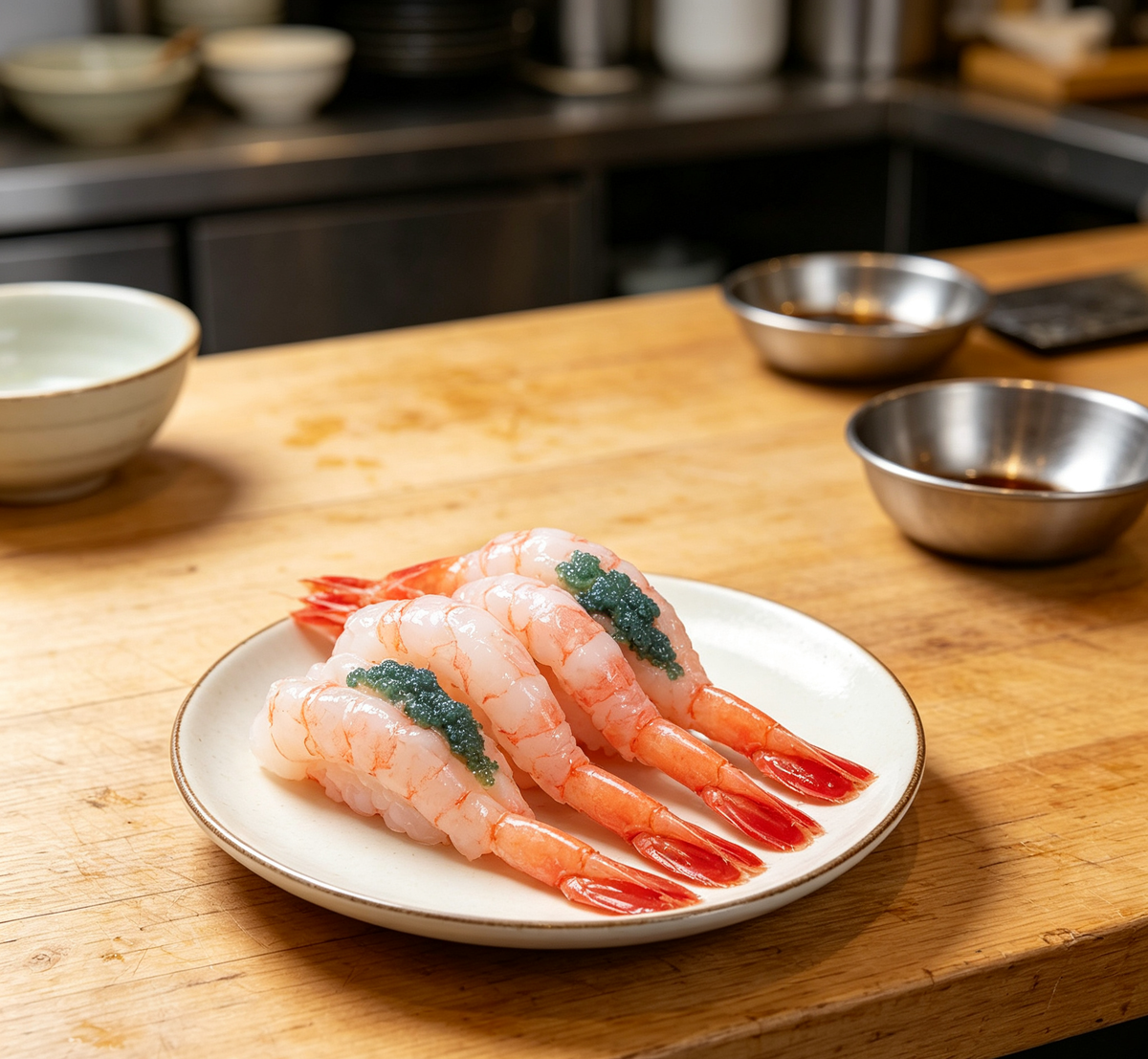 Shrimp Sushi & Grilled Shrimp Combo